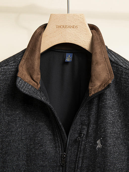 单品包邮单品包邮 部分现货 THS-RL马球 日本羊毛提花循环织布/R奢华运动FLEECE马甲 AY085 商品图5