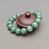 精品！和田玉俄碧粉绿猫眼12mm手串 228-19 商品缩略图4
