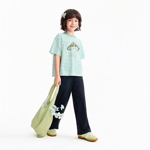 【实体店同款】女童全腰针织裤夏季新款安奈儿童装AG626132 商品图5