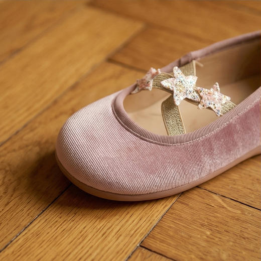 西班牙little winkaa新款女童魔术贴蝴蝶结舞蹈鞋春秋款公主鞋儿童单鞋LW23002 商品图6