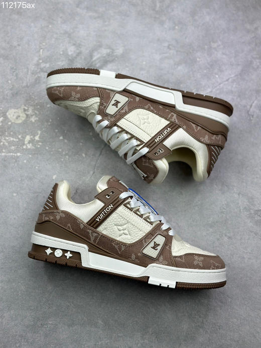 春季特惠💰720 LV 纯原版本 # 驴家 Trainer 低帮休闲板鞋 商品图4