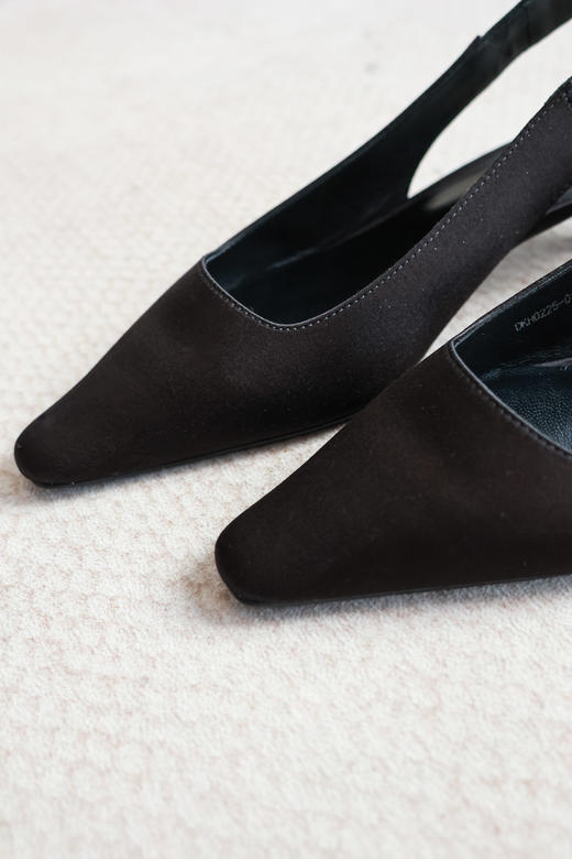 巴黎晚宴|绸缎小猫跟单鞋 商品图4