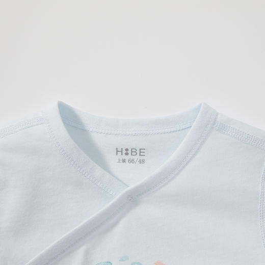 怡比自然萌语内着长袖三角衣1件入HY26SPN242粉蓝59#-80# 商品图9