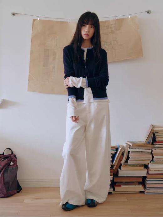 步履不停/6A13333C/假两件毛衣开衫 商品图2