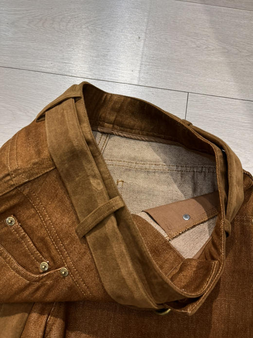 新款原单阔腿直筒牛仔裤（裤长大约106-108）s腰围70cmm腰围72cmL腰围76cm 商品图2