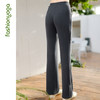 2026春夏F16917修身裤脚开叉长裤/九分裤 商品缩略图3