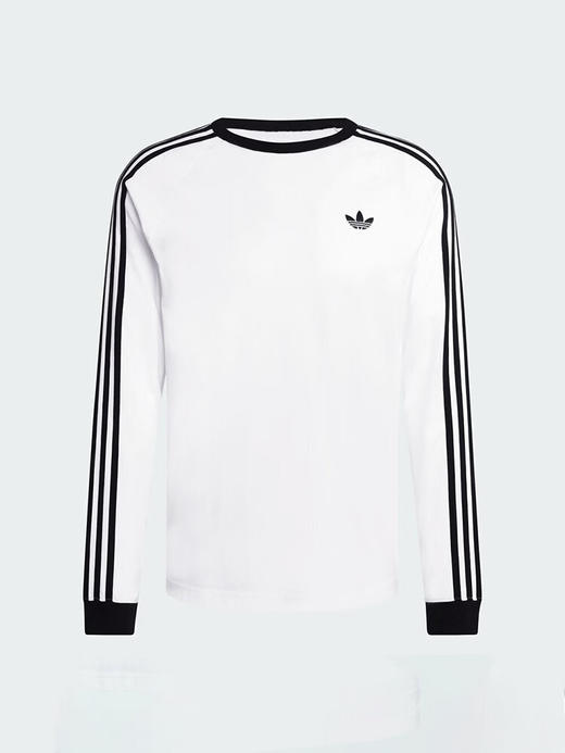Adidas阿迪达斯三叶草男子运动休闲长袖T恤KE3545 商品图2