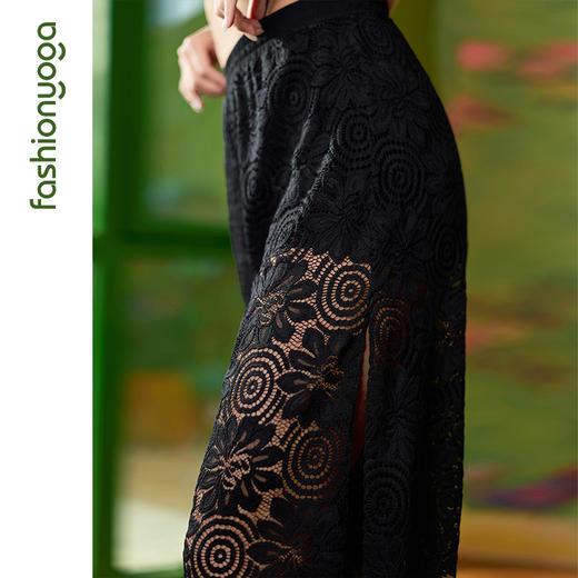 2026春夏F15961曼陀罗蕾丝休闲裤 商品图5