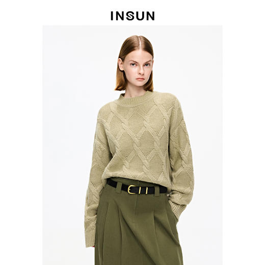 【春假专区】恩裳INSUN女装毛织衫9C36106070 商品图0
