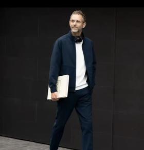 轻奢意大利L J立裁拼接简约商务休闲百搭夹克