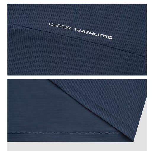 迪桑特TRAINING系列综训男士亨利领短袖针织衫T恤 QK 341066 商品图11