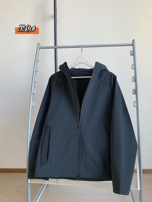 迪桑特男士训练运动防水薄绒连帽夹克外套梭织上衣 BK 341100 商品图3
