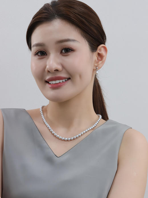 【挚友限定】真多麻色Akoya珍珠串珠 6.5-7mm 商品图3