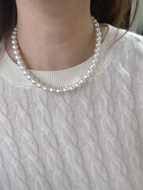 ⁶推荐【澳白串珠】7-9mm熊猫点位，极光微瑕，送银扣头，出证书，24小时鉴赏期【香港】SS06-QTT-XGZZ