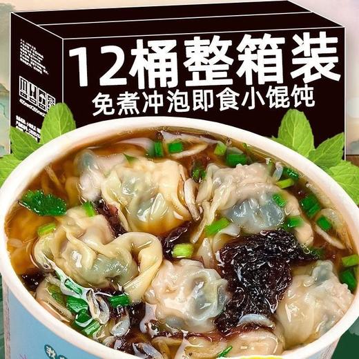 【免煮冲泡❗即食小馄饨】速食小馄饨宿舍早餐方便速食懒人开水冲即食馄饨云吞免煮混沌泡面。rh 商品图0