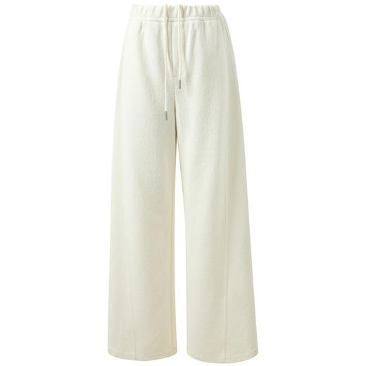 三彩2026春季新款休闲裤高腰宽松直筒裤垂感长裤显瘦M 商品图4