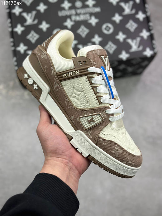 春季特惠💰720 LV 纯原版本 # 驴家 Trainer 低帮休闲板鞋 商品图0