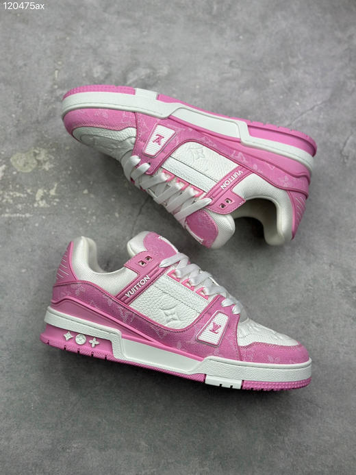 春季特惠💰720 LV 纯原版本 # 驴家 Trainer 低帮休闲板鞋 商品图4