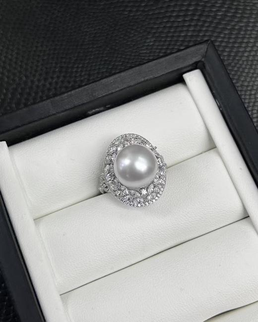 ⁶元宝款【12-13mm澳白+S925银】极光微瑕，出证书，24小时鉴赏期【香港】SS06-QTT-XGZZ 商品图0