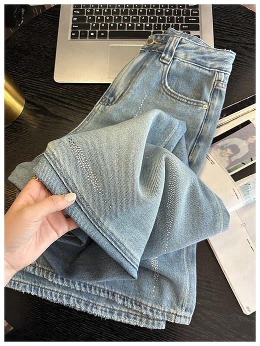 SYJ7800烫钻牛仔裤 商品图8
