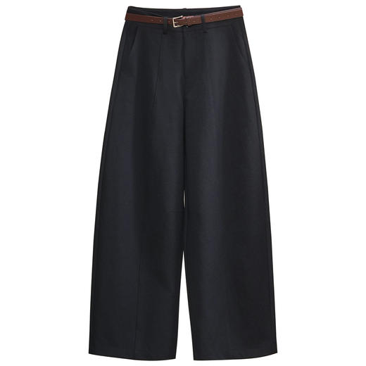 MYX时尚休闲弯刀裤2026年春季新款高腰宽松百搭显瘦阔腿裤休闲九分裤 商品图4