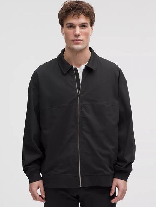 lu*同款Utlitech 男士斜纹拉链翻领夹克 商品图1