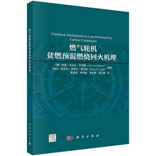 燃气轮机贫燃预混燃烧回火机理 商品图0