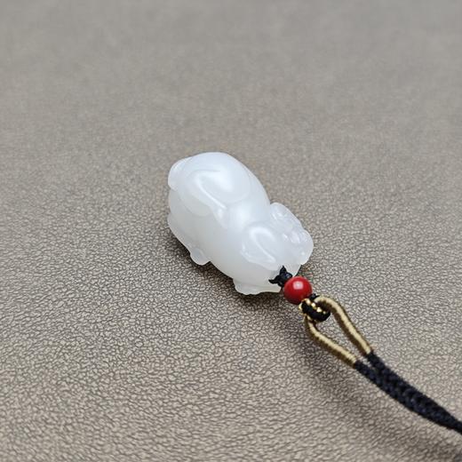 新疆和田玉且末料羊脂玉小羊挂件 228-7 商品图4
