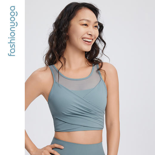 2026春夏FC14121U字背网纱抽褶BRA 商品图9