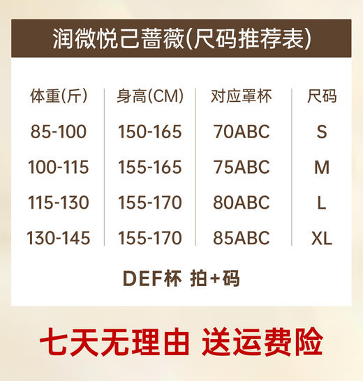 D4-【70A-F杯】【2件装更实惠】【悦己蔷薇】润微美容院线级别 大胸也能穿的蕾丝轻塑调整文胸 拉链美胸杯 商品图1