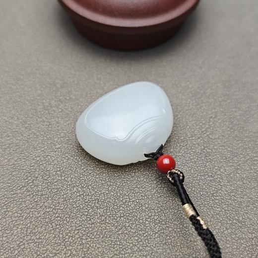 新疆和田玉且末料羊脂玉宝宝锁 228-1 商品图4
