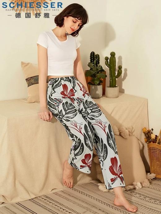 【mix relax系列】SCHIESSER德国舒雅女士100%粘纤梭织单长裤  海边  度假 居家 外穿实用有范 31/26981P 商品图2