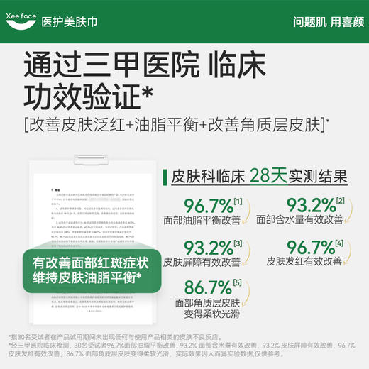 喜颜美肤巾|大白也推荐！医护级认证，敏感肌/婴幼儿可用 商品图1