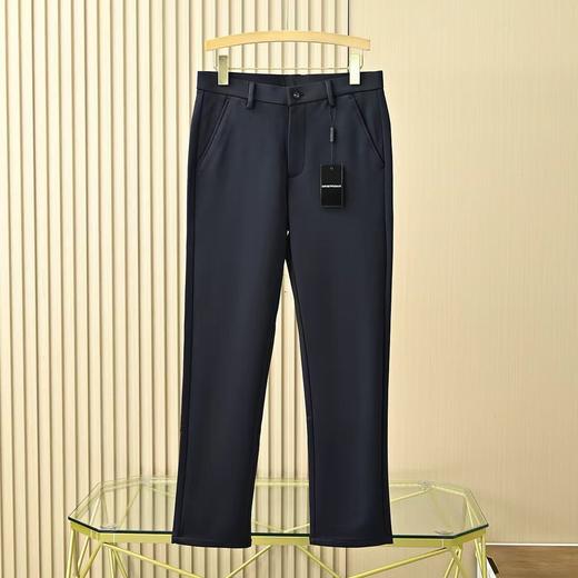 阿玛尼EA男士2026新品高端优质绵羊四面弹商务休闲西裤 商品图4