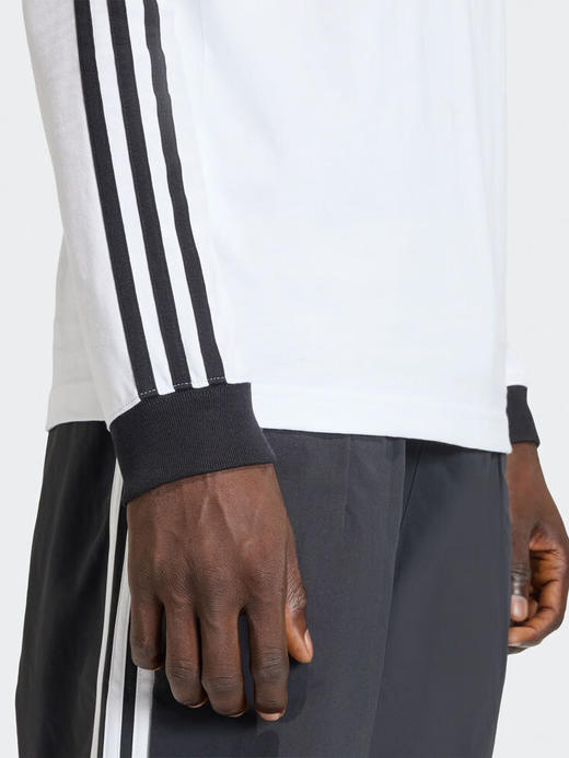 Adidas阿迪达斯三叶草男子运动休闲长袖T恤KE3545 商品图4
