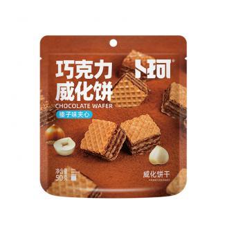 卜珂 四层酥脆夹心丝滑厚切威化饼 50克*2袋 商品图1