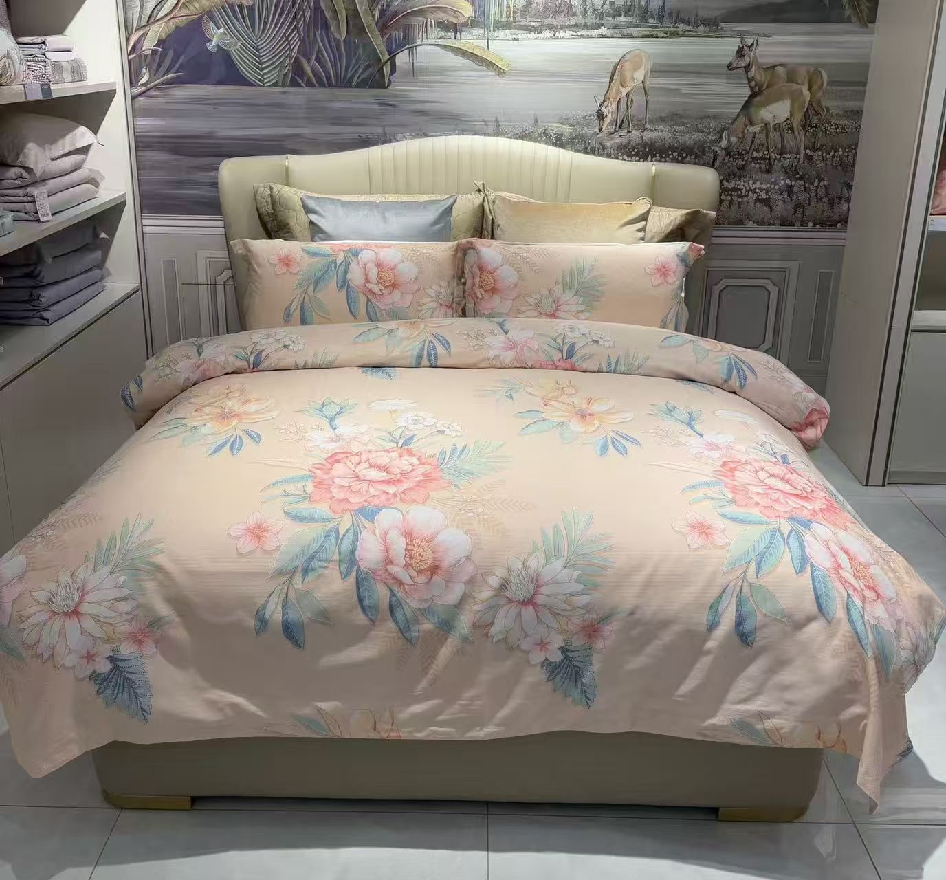 【富安娜】B座7F新疆棉四件套吟秋色