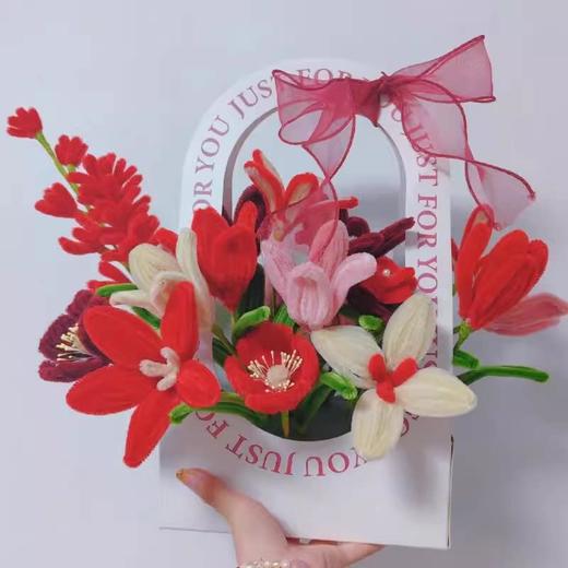 成品扭扭棒diy手工制作成品花送朋友闺蜜情人节生日礼物-工期一周 商品图2