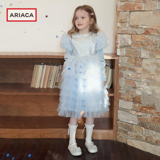 ARIACA艾芮苏女童水钻公主鞋2026春季新款浅口软底皮鞋儿童水晶鞋ARC16C15 商品图7