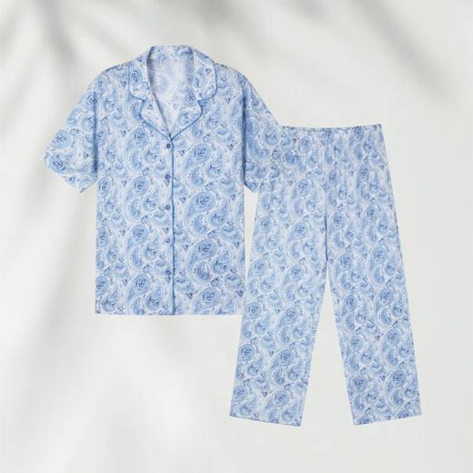 【时尚家居服系列】舒雅女短袖九分裤套装32S天丝棉 单面 尺码M-XXL 31/26422H 商品图8