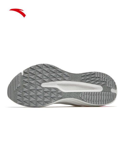 安踏马赫6SE丨跑步鞋女鞋中考体测竞速竞训训练健身运动鞋子纸莎白/荧光冷桃粉122615582 -1 商品图7