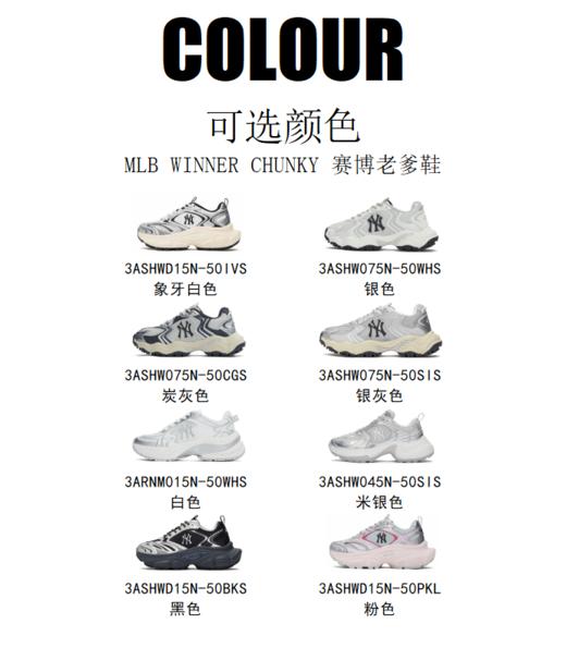 优选丨【奥莱直发】MLB赛博Winner Chunky老爹鞋 商品图1