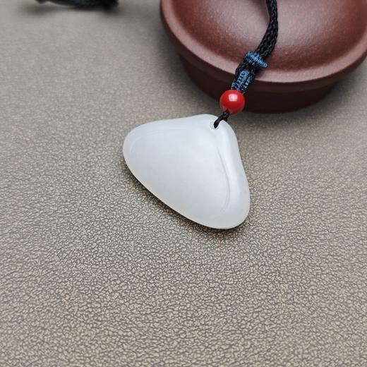 新疆和田玉且末料羊脂玉雅致平安锁 228-11 商品图2