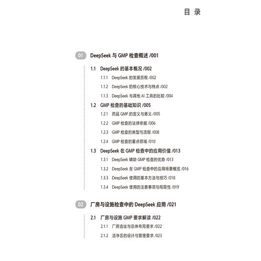 DeepSeek辅助GMP检查手册 张金贵 本书围绕GMP检查的核心模块展开 包括厂房设施 设备 物料 质量控制与保证等 中国医药科技出版社 商品图3