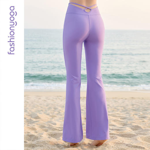 2026春夏FY16901曼妙无裆线喇叭长裤 商品图7