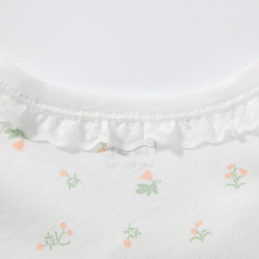 怡比繁花拾光长袖系带哈衣HY26SUN051粉橘色调52#-66# 商品图13