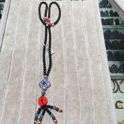 610元/条黑曜石毛衣链 商品图0