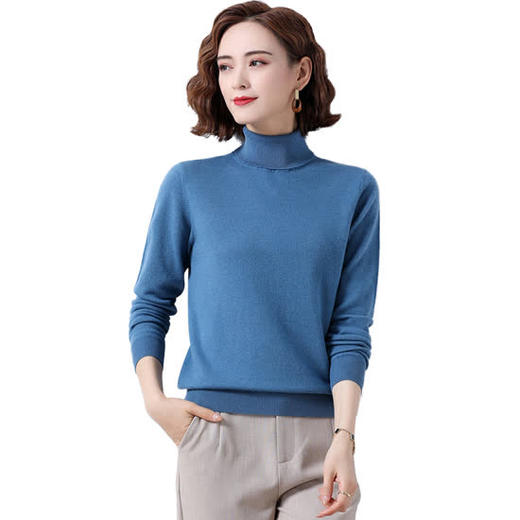 丁摩 全羊毛高领打底羊毛衫TD126 WX-142 商品图1