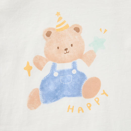 怡比萌甜派对家居长袖圆领套装HY26SPN302浅卡其/粉红80#-130# 商品图14