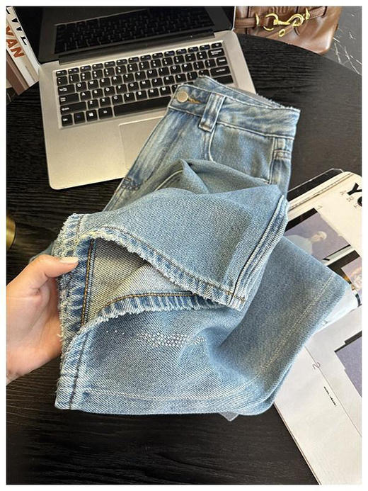 SYJ7800烫钻牛仔裤 商品图7
